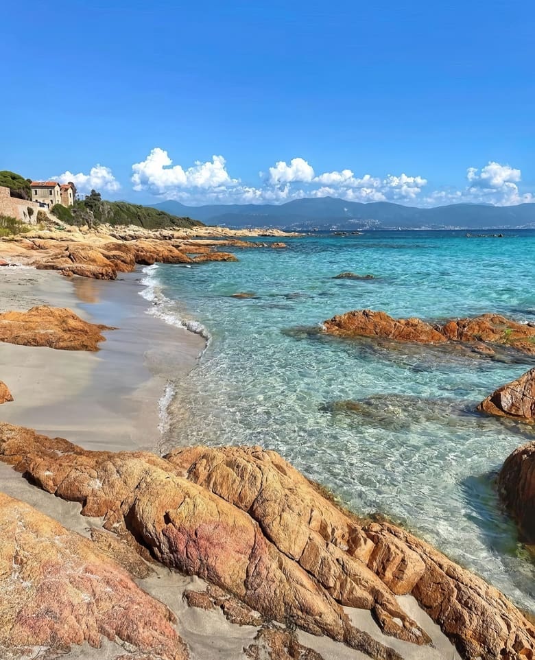 Plage de Barbicaja, Ajaccio, Corse, France