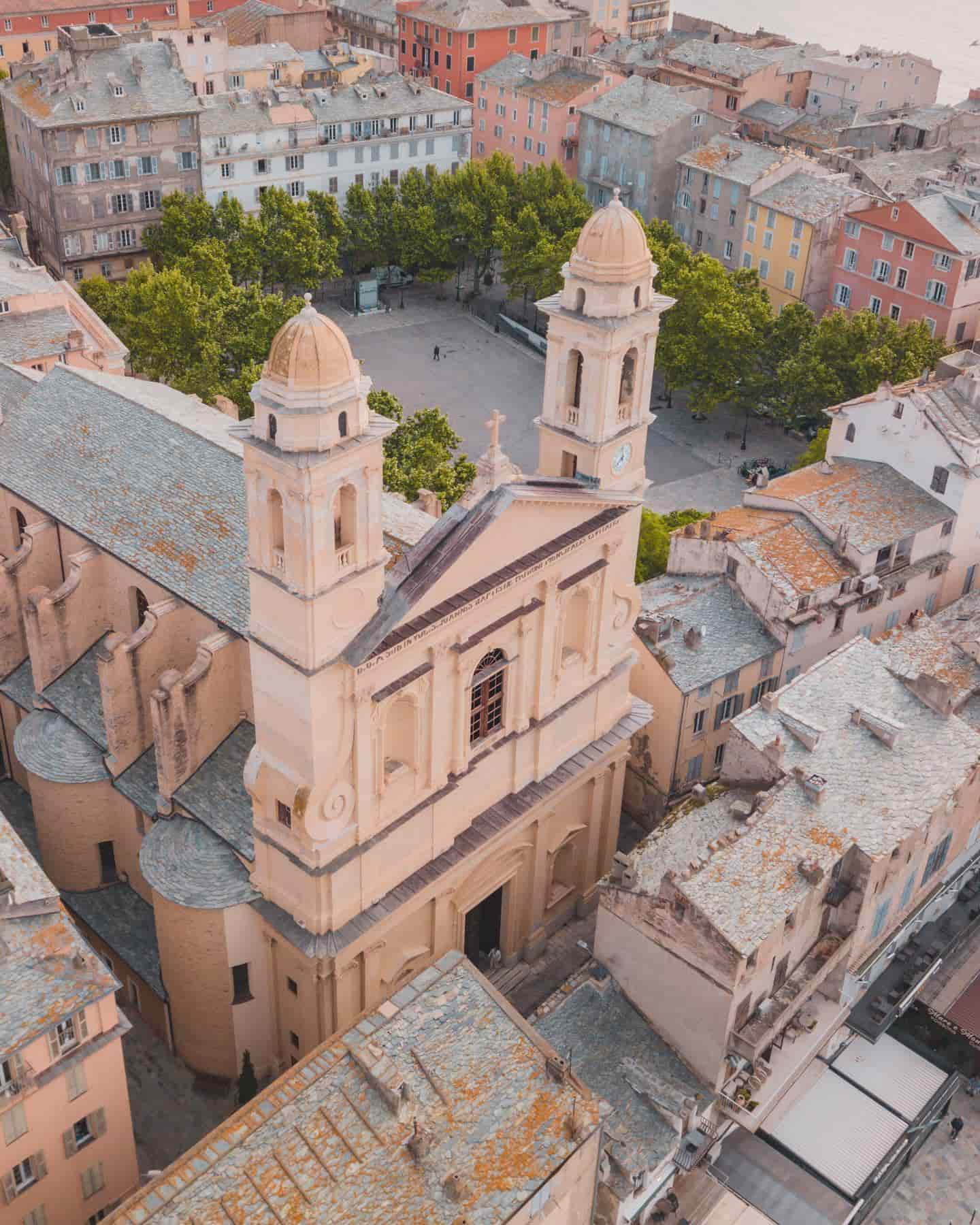 The Church of Saint-Jean-Baptiste, Bastia, Corse, France