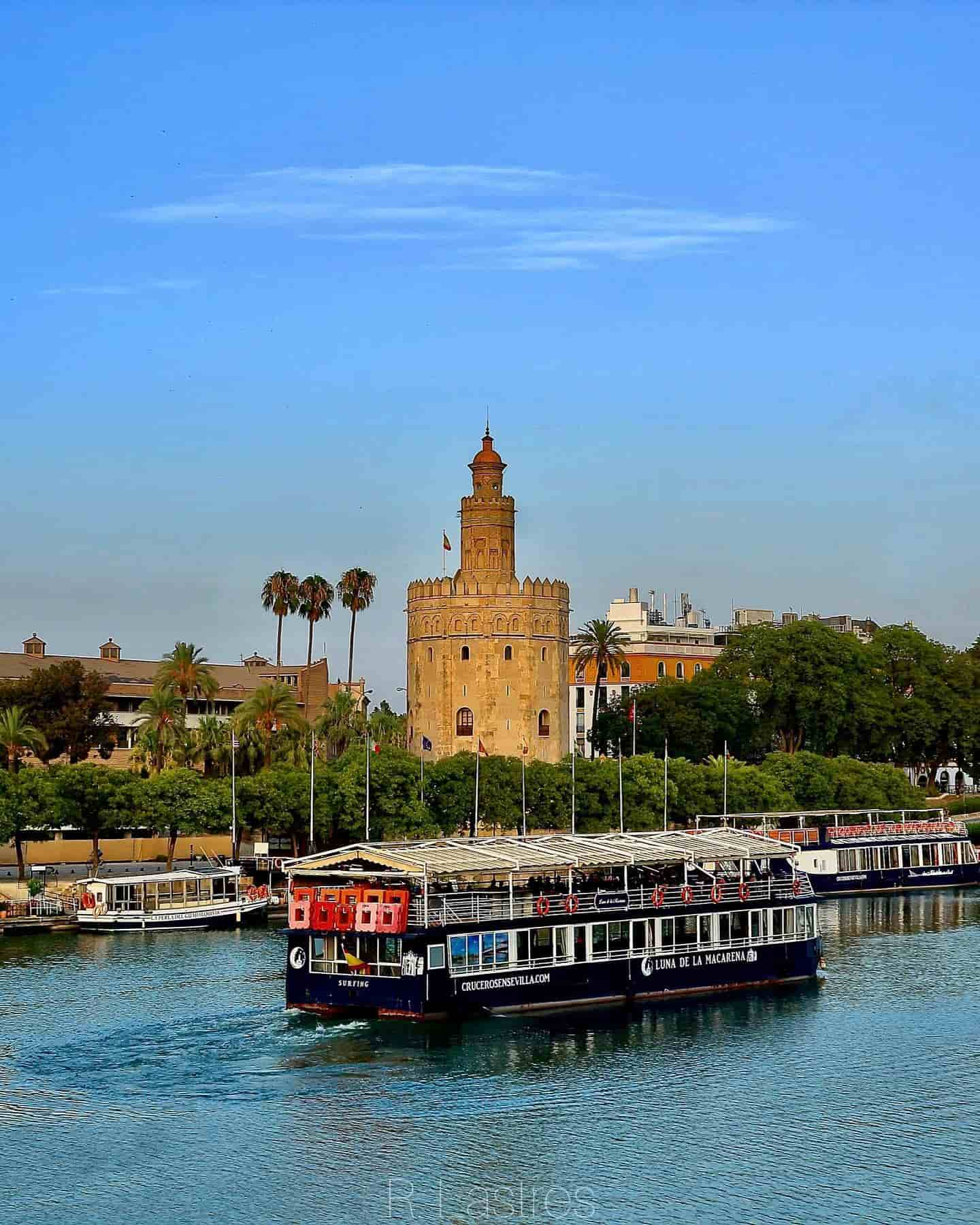 Fiume Guadalquivir, Siviglia, Spagna