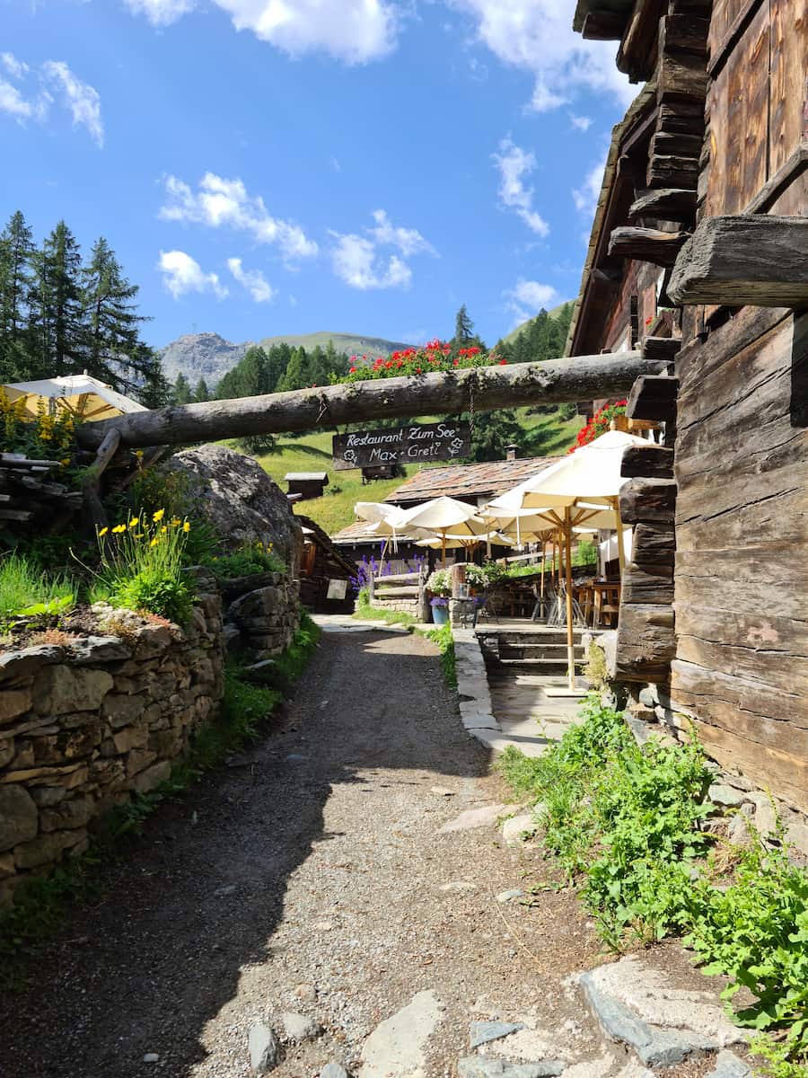 Zermatt, Restaurant Zum See Zermatt, Restaurant Zum See